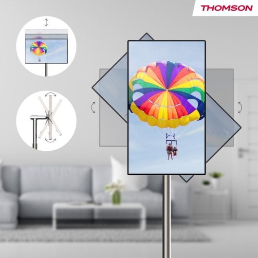Thomson G63 Series 32UE5M45 LED Go Plus 32" 4K UHD Android, 8GB RAM, 64GB, Batería, Base Móvil