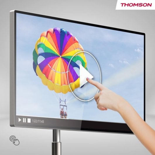 Thomson G63 Series 32UE5M45 LED Go Plus 32" 4K UHD Android, 8GB RAM, 64GB, Batería, Base Móvil