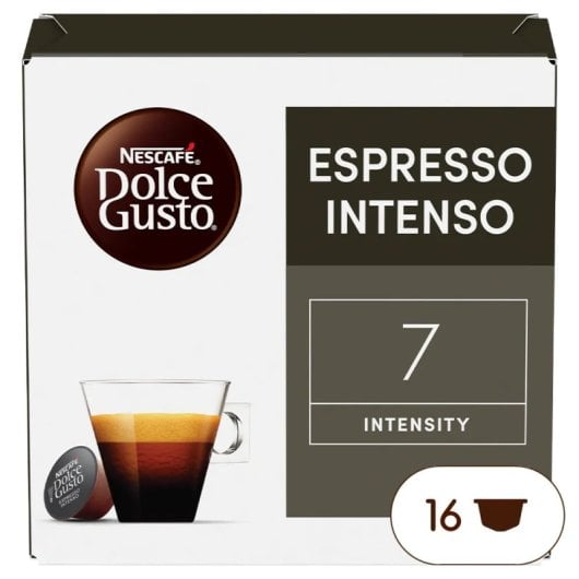 Cápsula de café Nestlé Expresso Intenso Dolce Gusto 16 Peças Intensidade 7 creme aroma a frutos