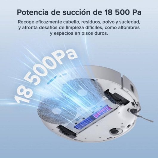 Robot Aspirapolvere e Lavapavimenti Roborock Qrevo Curv S5X Autosvuotamento Navigazione Laser 18.500 Pa Controllo vocale AI