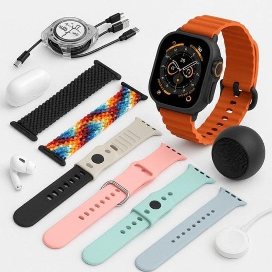Smartwatch Klack H92 Ultra3 Bluetooth + 7 correas + auriculares + mini altavoz + extras