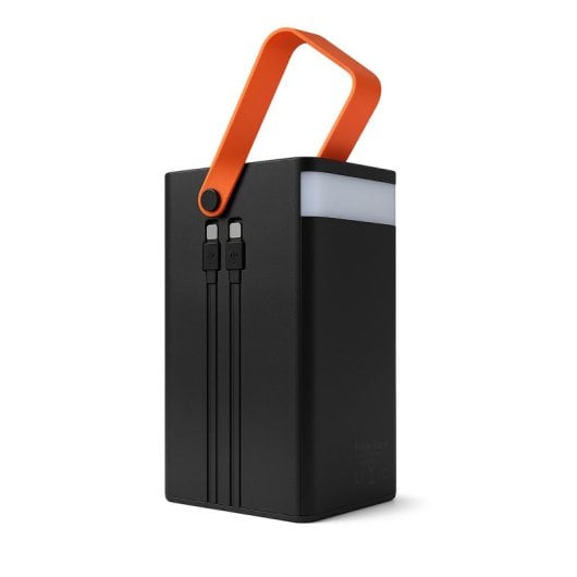 PowerBank Klack 100000mAh 22.5W 4xUSB-A USB-C Lightning MicroUSB Linterna LED Pantalla Digital