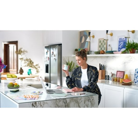 Tastiera Wireless Logitech MX Keys Mini Layout AZERTY Retroilluminata Rosa