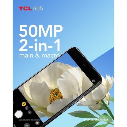 Smartphone TCL 605 8GB RAM 256GB NFC Dual SIM Azul 6.67" 5200mAh Android 15