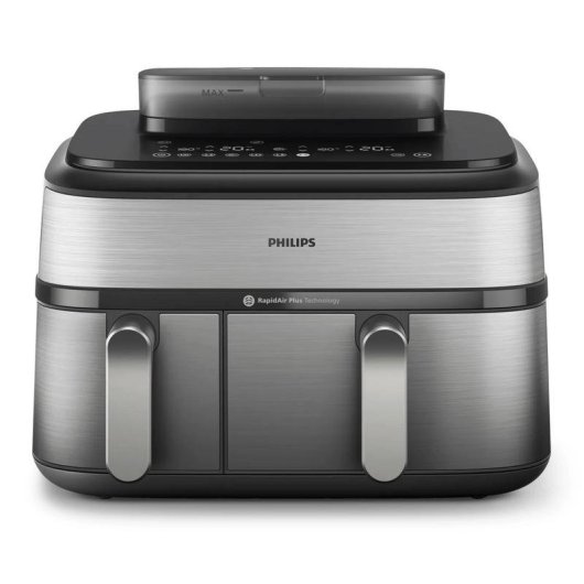 Airfryer Philips NA555/00 9 L 2750 W Dubbele Mand met Stoom