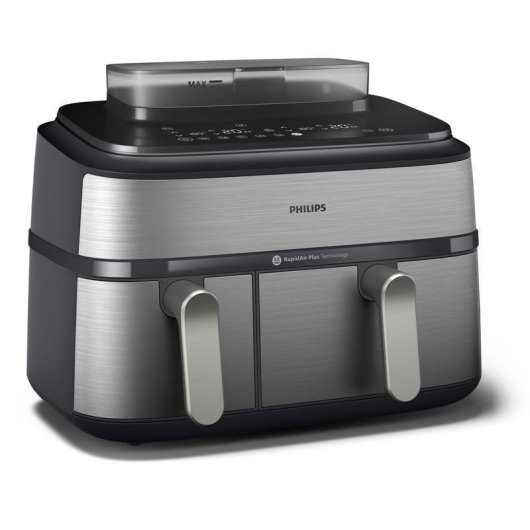Airfryer Philips NA555/00 Double Panier 9L 2750W Écran Tactile Programmes XL