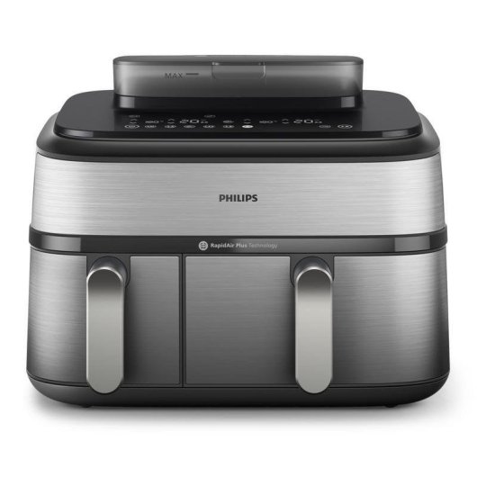 Airfryer Philips NA555/00 Double Panier 9L 2750W Écran Tactile Programmes XL