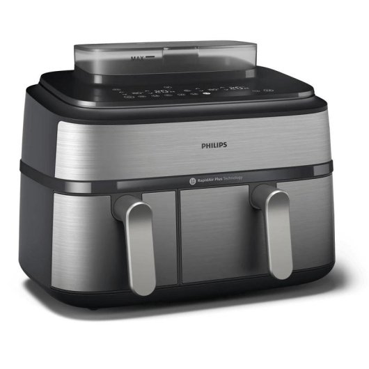 Airfryer Philips NA555/00 9 L 2750 W Dubbele Mand met Stoom