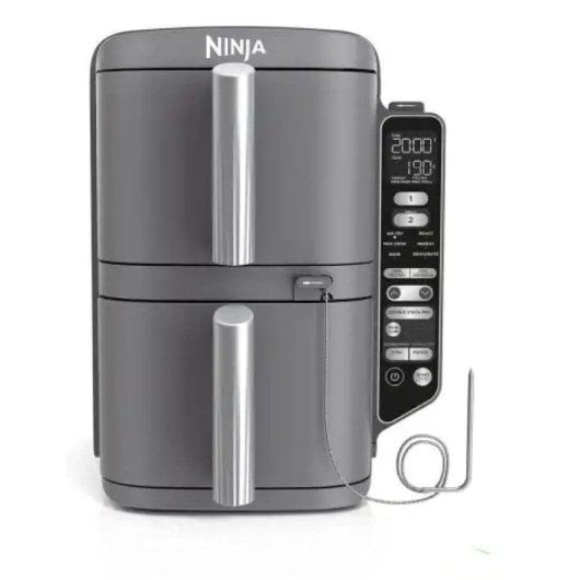 Friteuse sans Huile Ninja SL451EU 9.5L 2470W Double Bac Sonde Digitale 6 Programmes