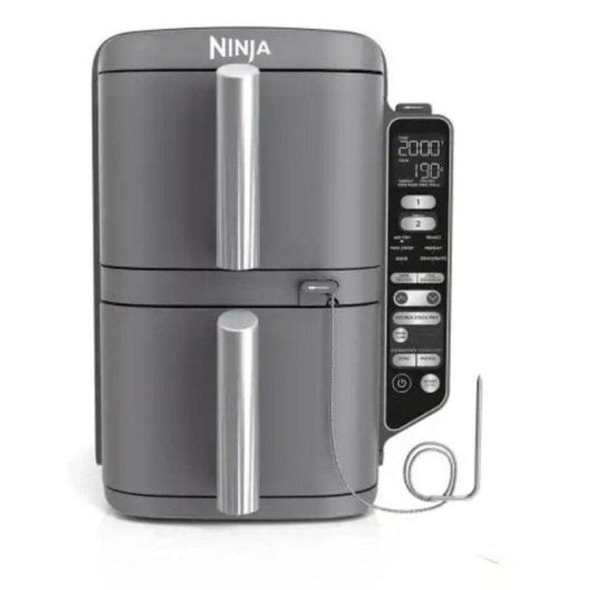 Friteuse sans Huile Ninja SL451EU 9.5L 2470W Double Panier Sonde Digitale 6 Programmes