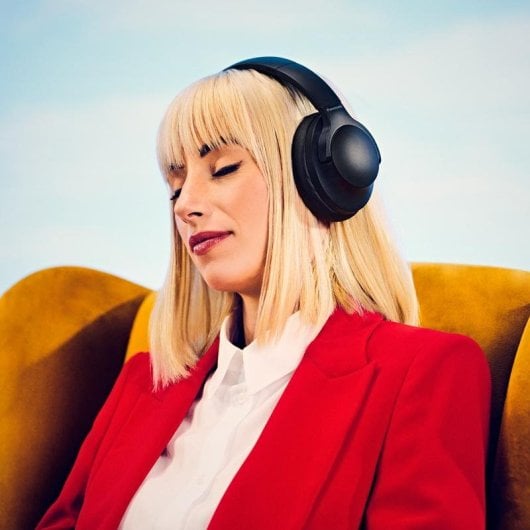 Casque Panasonic RB-HX330B sans fil Bluetooth avec Réduction Active du Bruit et micro, noir