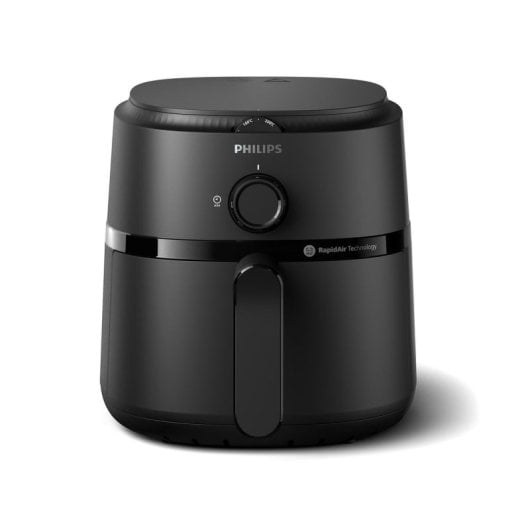 Freidora de aire Philips NA110/00 3.2L 1300W RapidAir control giratorio negra