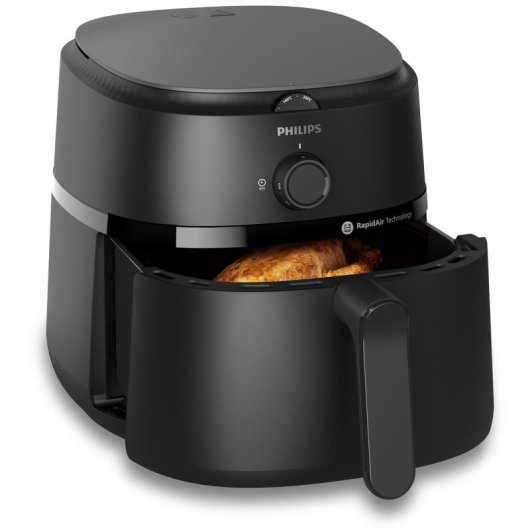 Freidora de aire Philips 1000 series NA130/00 6,2L RapidAir 1700W Negro control digital