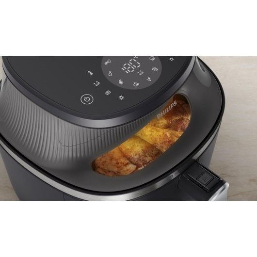 Freidora de aire Philips NA342/00 RapidAir Plus 7.2L 16 funciones Táctil Negro/Oro