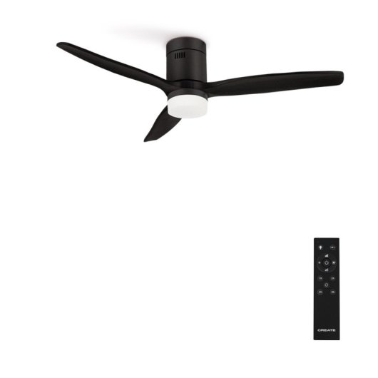 Ventilador de Techo Create WiFi ABS Interior/Exterior Temporizador LED 15W 3 Temperaturas