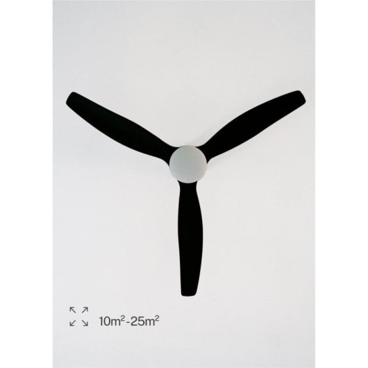 Ventilador de Techo Create WiFi ABS Interior/Exterior Temporizador LED 15W 3 Temperaturas