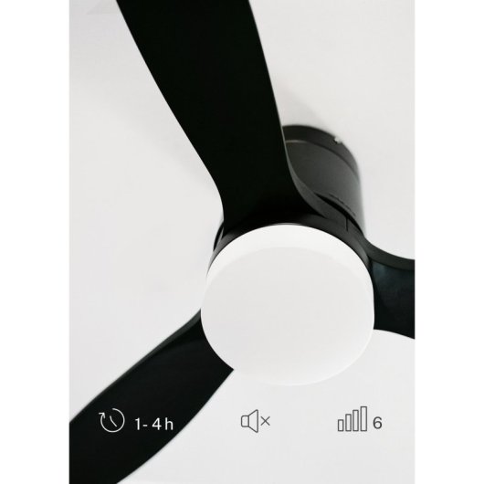 Ventilador de Techo Create WiFi ABS Interior/Exterior Temporizador LED 15W 3 Temperaturas