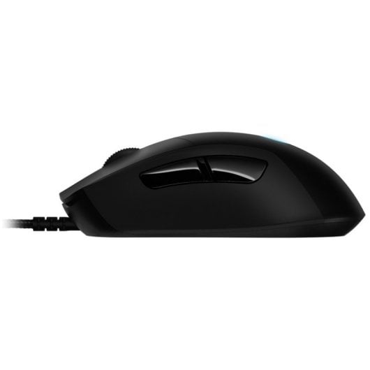 Rato Logitech com fios 12000 DPI RGB programável e ergonomia avançada