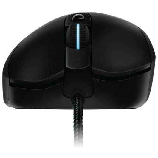 Rato Logitech com fios 12000 DPI RGB programável e ergonomia avançada