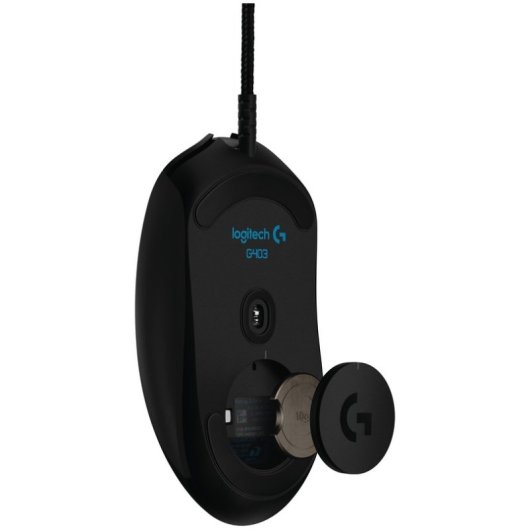Rato Logitech com fios 12000 DPI RGB programável e ergonomia avançada