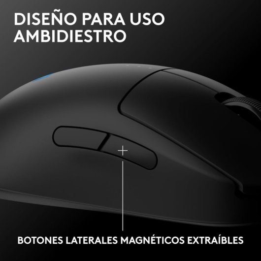 Ratón Logitech Pro 2 Lightspeed inalámbrico 32000 DPI RGB 8 botones RF