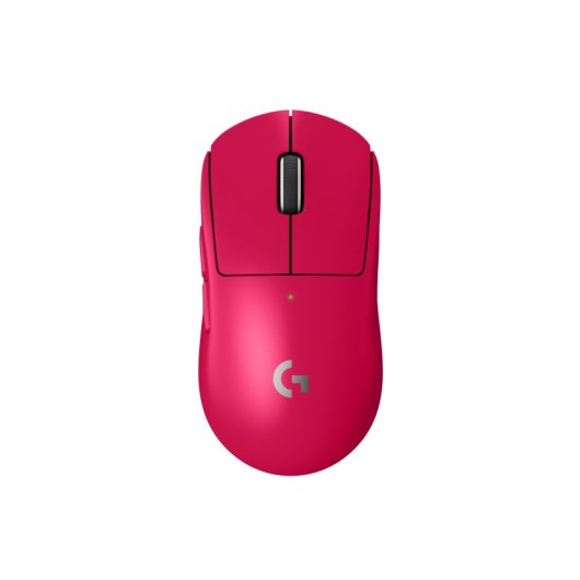Souris Logitech sans fil 32000 DPI Magenta pour droitier