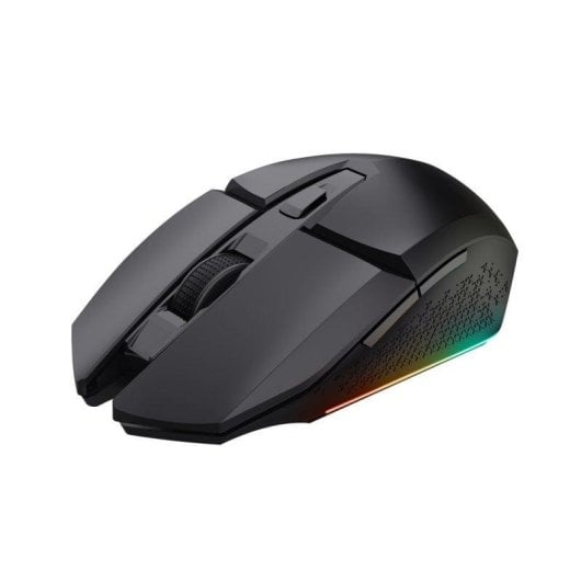 Ratón Trust sem fios 4800 DPI RGB preto com tapete gaming