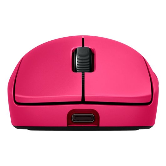 Ratón Logitech inalámbrico 32000 DPI RGB 8 botones batería USB-C Magenta