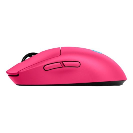 Ratón Logitech inalámbrico 32000 DPI RGB 8 botones batería USB-C Magenta
