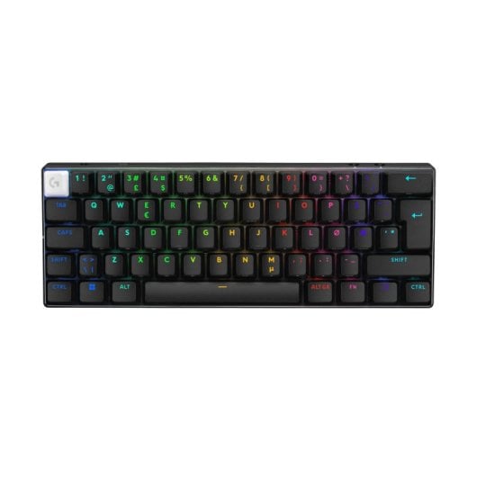 Teclado mecánico Logitech G PRO X 60 Layout QWERTY inalámbrico/bluetooth LED RGB negro
