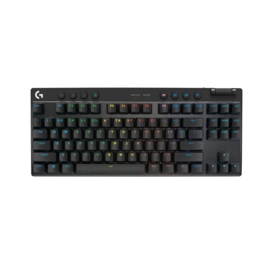 Teclado mecânico Logitech G PRO X TKL Layout QWERTY RGB sem teclado numérico