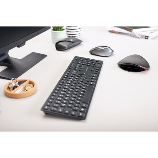 Teclado sem fios CHERRY KW 9100 SLIM Layout ES resistente Bluetooth RF