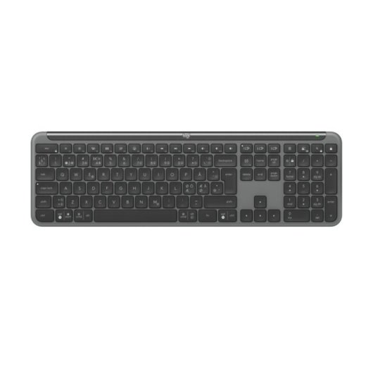 Teclado Logitech Signature Slim K950 Inalámbrico Retroiluminado QWERTY Grafito