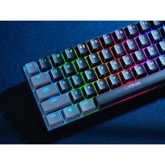 Teclado mecánico Trust GXT 867 Acira Layout ES retroiluminado RGB 60%