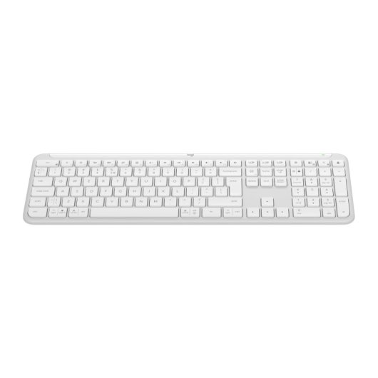 Teclado de tijera Logitech Signature Slim K950 Layout ES inalámbrico retroiluminado blanco