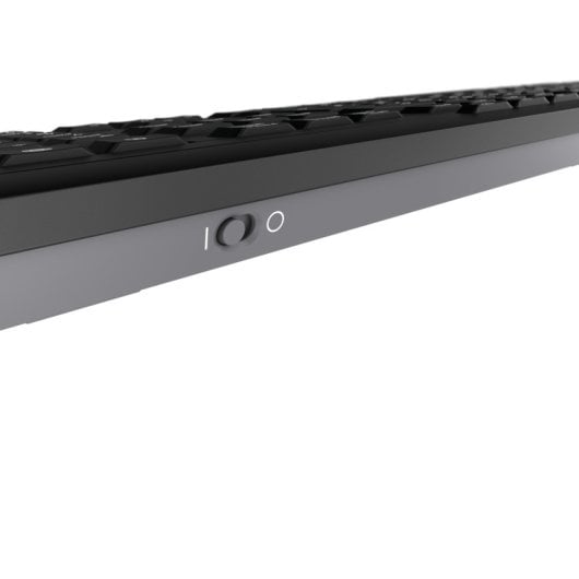Teclado de tijera CHERRY Stream Wireless QWERTZ inalámbrico full size negro con teclas multimedia