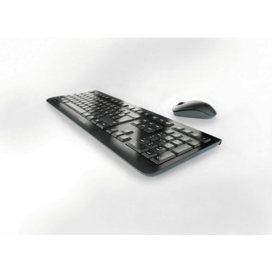 Kabelloses Cherry DW 3000 Tastatur-Maus-Set QWERTZ DE Schwarz 108 Tasten