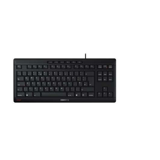 Teclado de tijera CHERRY STREAM KEYBOARD TKL QWERTY USB silencioso negro