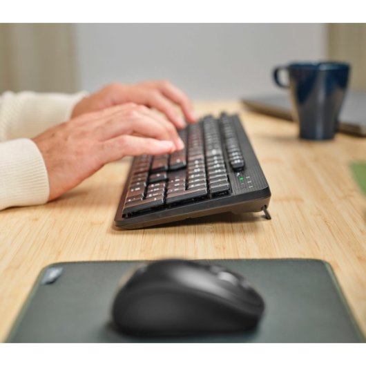 Clavier Ody II Trust Complet Inéalique QWERTY Couleur Noir Silencieux