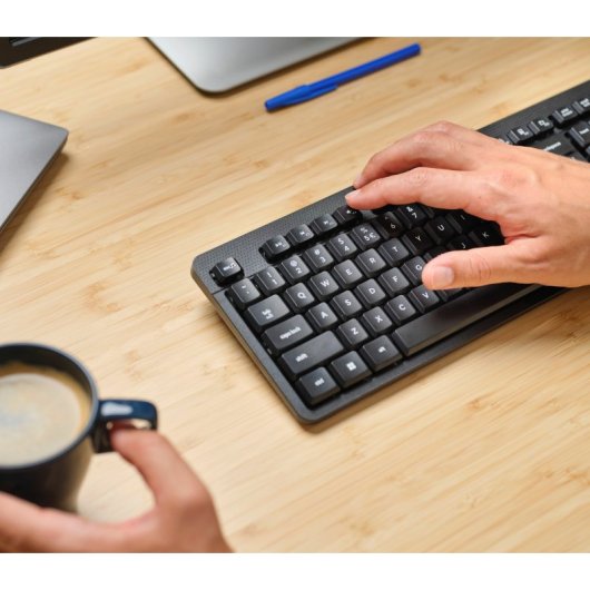 Clavier Ody II Trust Complet Inéalique QWERTY Couleur Noir Silencieux