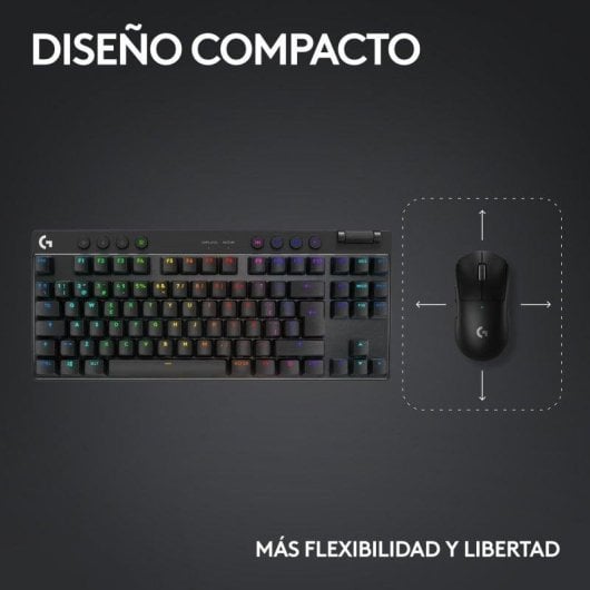 Tastiera Logitech G PRO X TKL meccanica wireless RGB QWERTY US Type-C Bluetooth