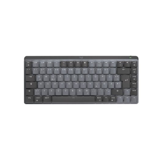 Teclado mecánico Logitech 920-010773 Layout QWERTZ inalámbrico retroiluminado grafito