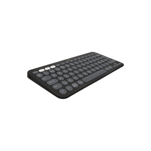 Teclado mini sem fio Logitech Pebble Keys 2 K380s Layout QWERTY Grafite