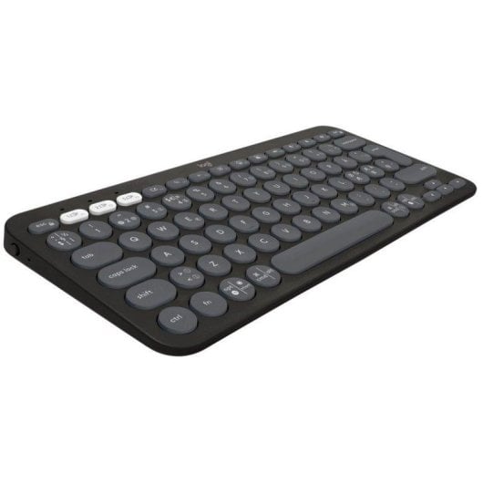 Teclado LOGITECH Pebble Keys 2 K380s Layout nórdico inalámbrico grafito multidispositivo