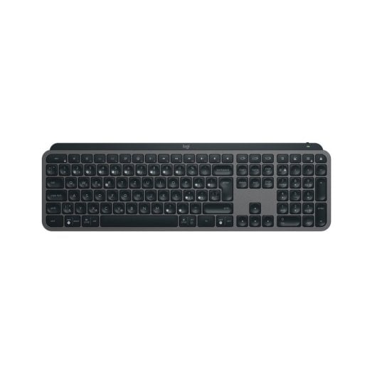 Teclado de tijera Logitech MX Keys S Layout QWERTZ inalámbrico retroiluminado grafito
