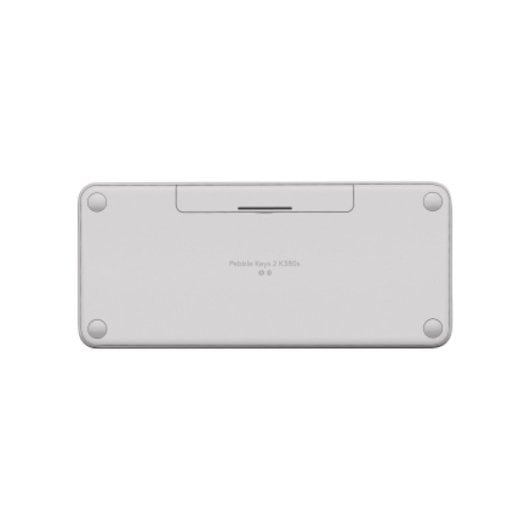 Teclado de tijera Logitech Pebble Keys 2 K380s QWERTY ES inalámbrico compacto blanco