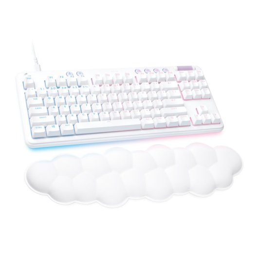 Teclado mecánico Logitech G 920-010416 Layout AZERTY retroiluminado Blanco GX Brown