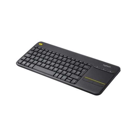 Teclado Mini Inalámbrico Logitech K400 Plus Layout QWERTZ Negro RF Wireless