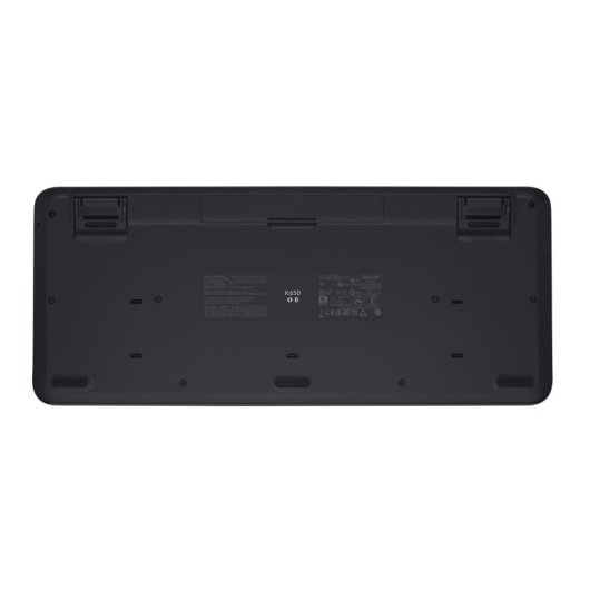 Teclado de membrana Logitech Signature K650 Layout QWERTZ inalámbrico Bluetooth grafito reposamuñecas
