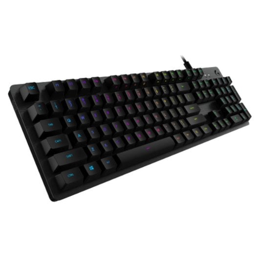 Teclado mecánico Logitech G 920-009346 Layout AZERTY retroiluminado LED RGB carbono
